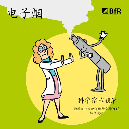 电子烟 科学家咋说? 德国联邦风险评估研究所(bfr) 知识漫画