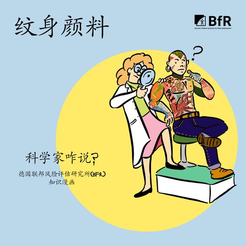 纹身颜料 科学家咋说? 德国联邦风险评估研究所(bfr) 知识漫画