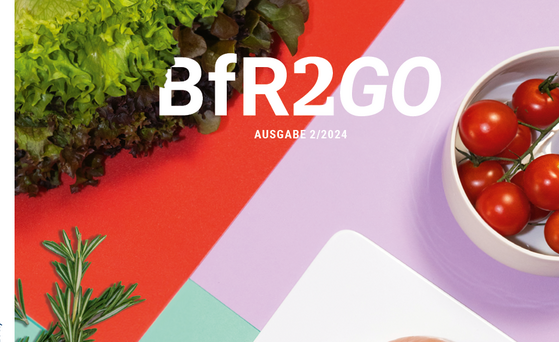 Cover BfR2GO Ausgabe 2/2024 Schwerpunkt Küchenhygiene