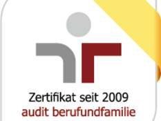Zertifikat des BfR vom audit berufundfamilie