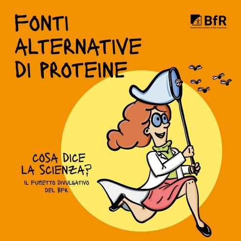 fonti alternative di proteine cosa dice la scienza? Il fumetto divulgativo del Bfr