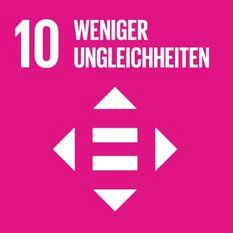 Icon des SDGs weniger Ungleichheiten