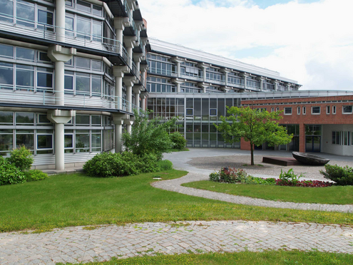 Blick auf das BfR-Gebäude in Berlin Marienfelde.