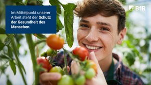 Im Mittelpunkt unserer Arbeit steht der Schutz der Gesundheit des Menschen.