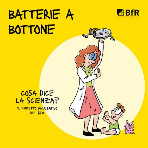 batterie a bottone cosa dice la scienza? Il fumetto divulgativo del Bfr