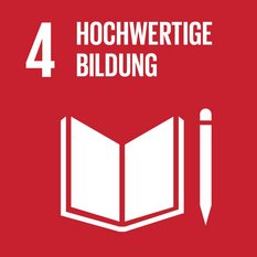 Icon des SDGs Bildung