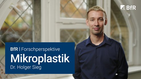 Rechts m Bild ist der Wissenschaftler Dr. Holger Sieg vor einem Fenster zu sehen; links unten ist eine dunkelblaue Titeltextbox