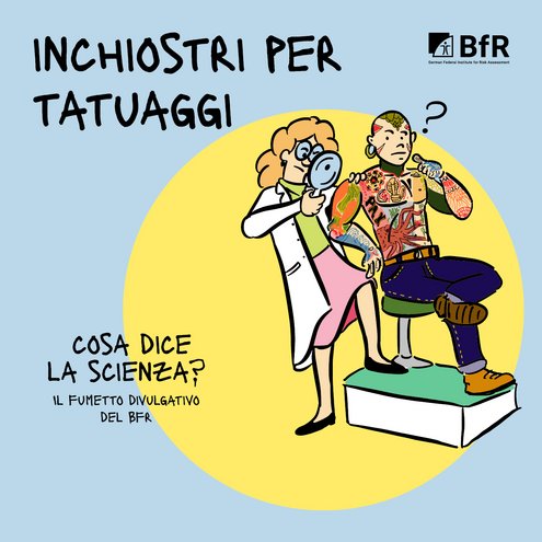inchiostri per tatuaggi cosa dice la scienza? Il fumetto divulgativo del Bfr