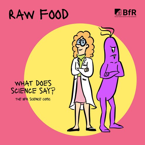 raw food what does science say? the bfr science comic