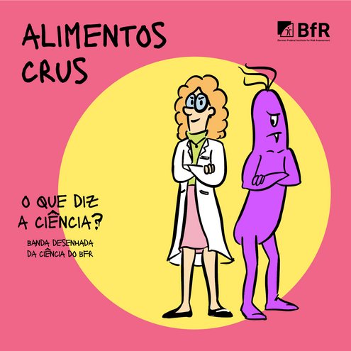 alimentos crus o que diz a ci&ecirc;ncia? banda desenhada da ci&ecirc;ncia do bfr