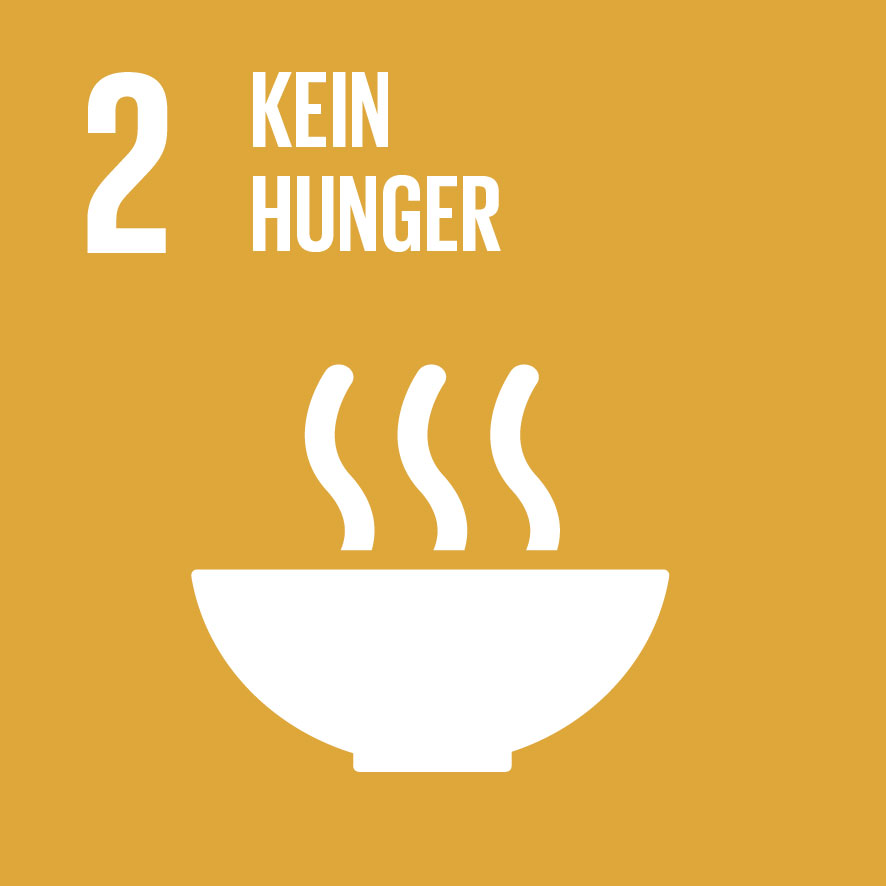 SDG Icon DE - Ziel 2: Kein Hunger