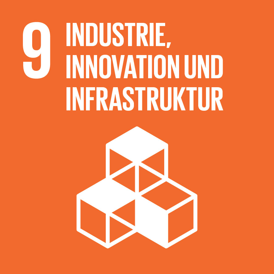 SDG Icon DE - Ziel 9: Innovation, Infrastruktur