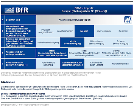 Das Risikoprofil des BfR