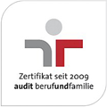 Logo Zertifikat 'Beruf und Familie'